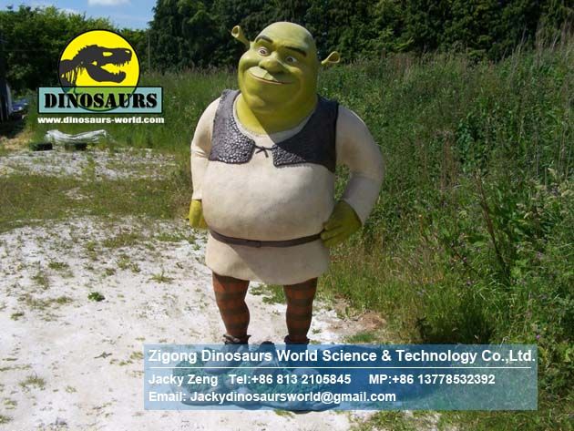 Cartoon character Shrek Theme park equipment DWC019