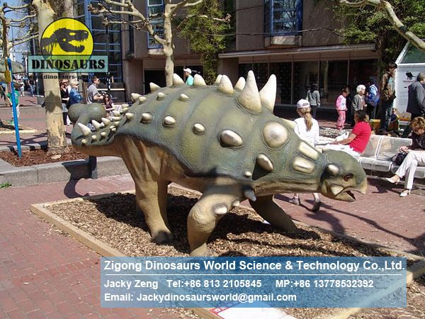 Children park FacilityLife Size Dinosaur Replica ( Ankylosaurus ) DWD033