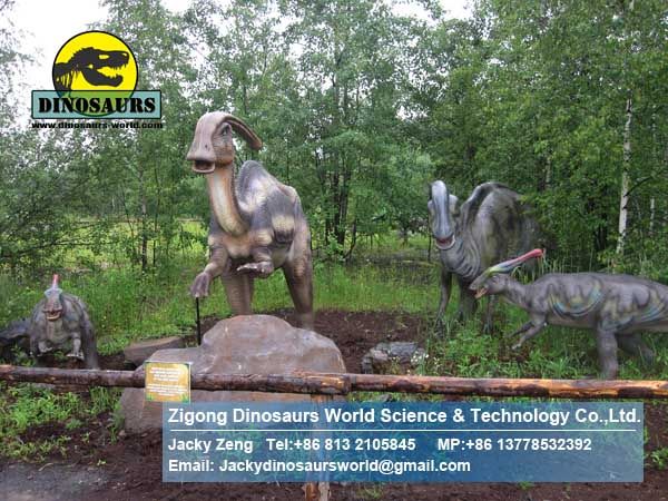 Amusement park Animatronic exhibition Dinosaurs (Parasaurolophus) DWD045