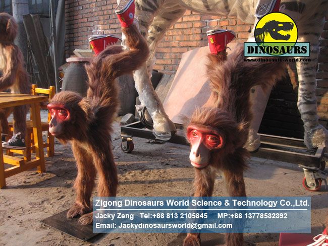 Life size Monkey,Animatronic Monkey,Animal Replicas DWA123