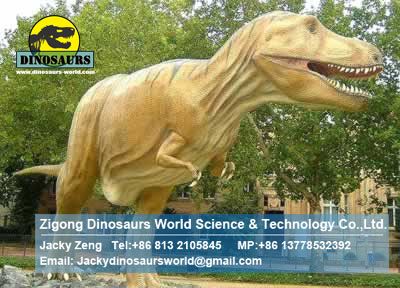 Playground amusement equipment animatronic dinosaur (T-Rex) DWD123