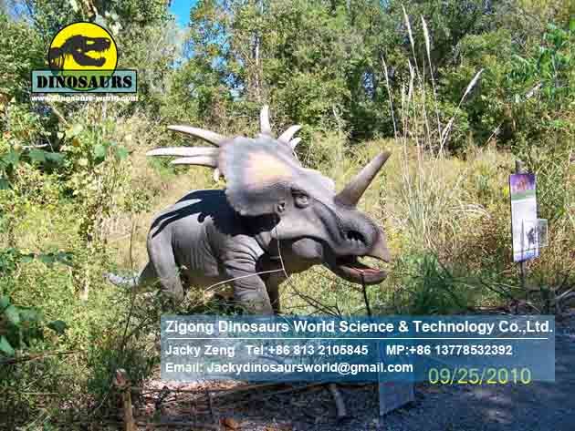 China robotic dinosaur equipment move dinosaurs Styracosaurus DWD178