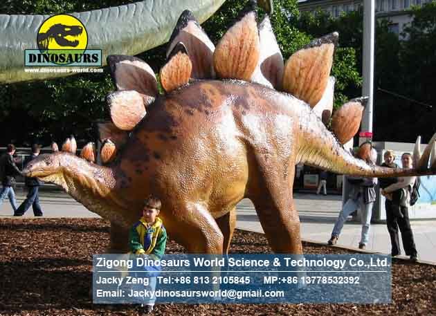 Animatronic china children dinosaur rides (Stegosaurus) DWD169