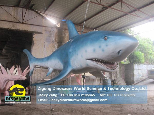 Life size Robotic Shark animatronic animals DWA024-1