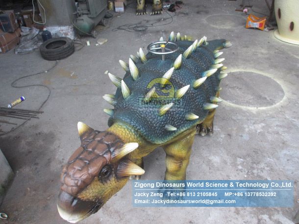 Remote control walking robot Ankylosaurus ride for sale DWE041