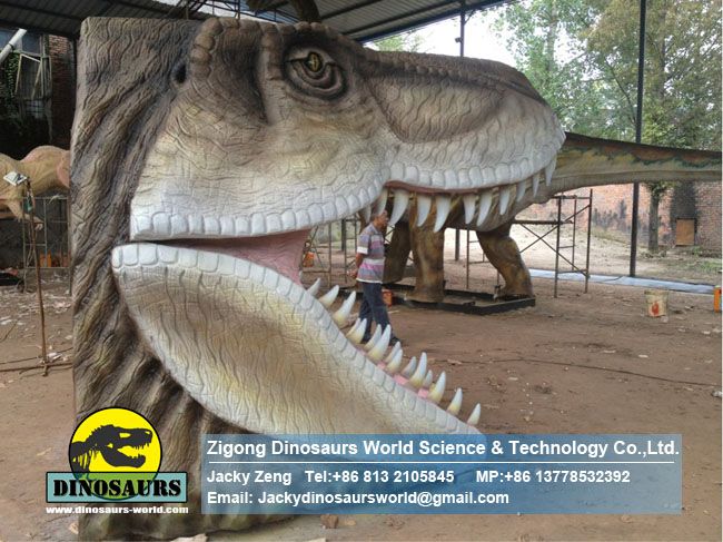 Dinosaur World Theme Park Facility Dinosaur Entrance DWE003-1