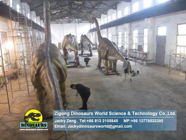 Moving Robot Brachiosaurus In Dinosaurs Manufacturer Factory DWD125-2