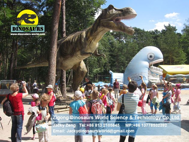 Theme park equipment Animatronic Dinosaur Tyrannosaurus rex DWD1342