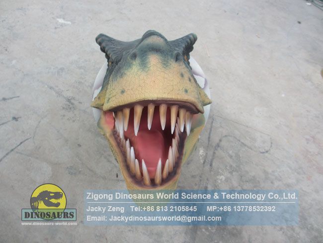 T-rex sculpted dinosaur head no movements DWE052