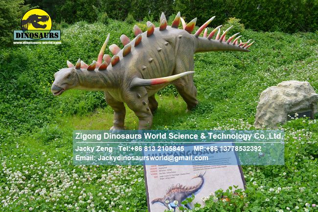 Theme park equipment artificial dinosaur huayangosaurus DWD1345