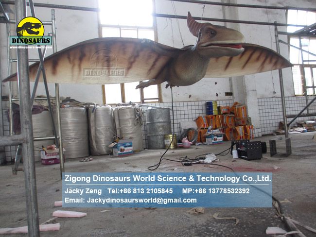 Pterosaur model simulation testing at the factory DWD105-1