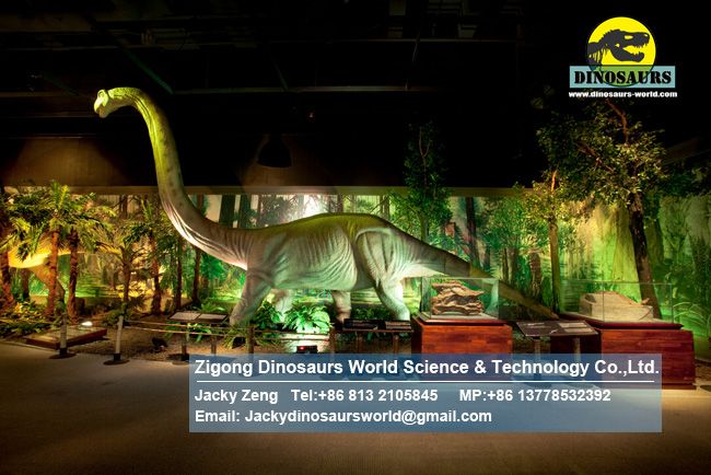 Jurassic world simulation dinosaur Omeisaurus electric model DWD1485