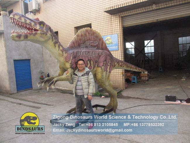 Jurassic Simulation Animatronic Dinosaur Spinosaurus robot Dinosaur for sale DWD230