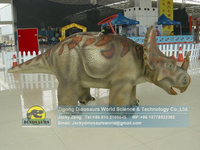 Robotic Walking Dinosaur Ride Baby Centrosaurus For Children DWW007