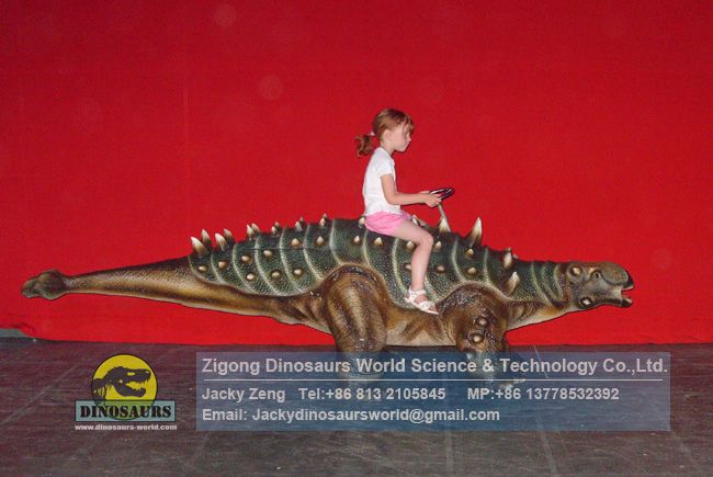 Life Szie Baby Dinosaur Walking Ankylosaurus Ride For Kids DWW008