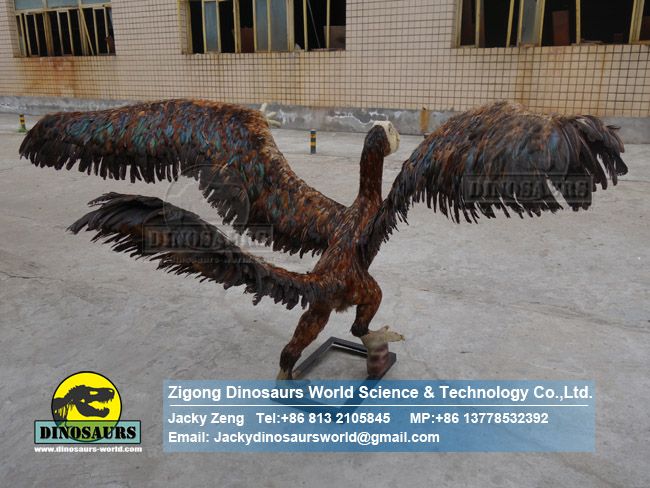 Artificial dinosaur late jurassic archaeopteryx model DWD5225