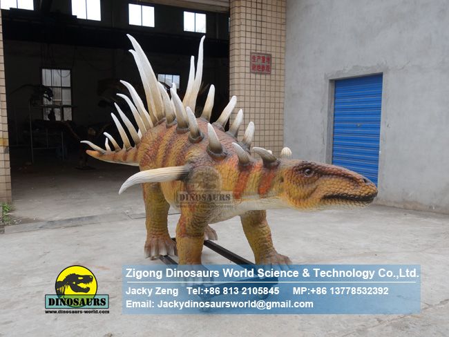 Life size artificial dinosaur Jurassic world Kentrosaurus 肯氏龙 DWD235