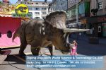 Playground trade exhibition animatronic dinosaurs toy ( Triceratops ) DWD038