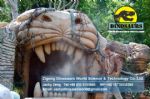 Theme park entrance decoration t-rex head DWE032