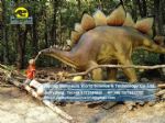 Life size dinosaurs  fiberglass statue mall toys (Stegosaurus) DWD166