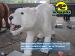 Life size Mechanical polar bear Animal Replicas DWA117