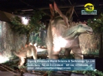 Jurassic park model Large electric dinosaur stegosaurus with babies DWD1444 