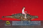 Life Szie Baby Dinosaur Walking Ankylosaurus Ride For Kids DWW008