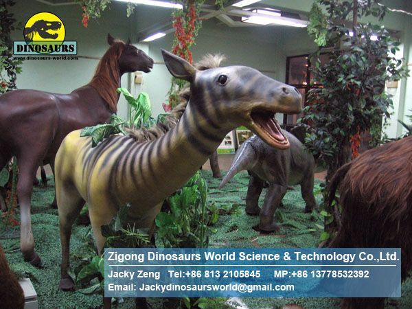 Theme park slide animatronic exhibition animals ( Donkey ) DWA010