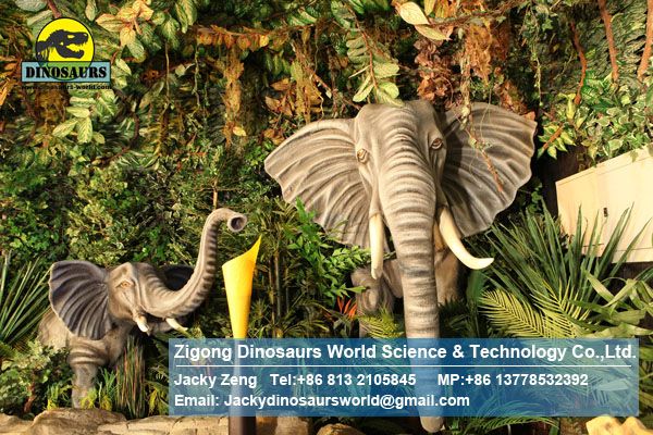 Playground Equipment animatronic animals show elephant  DWA015