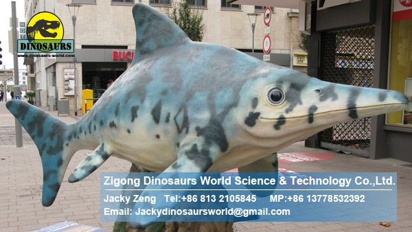 Playground equipment animatronic animals in zoo sea fish DWA017