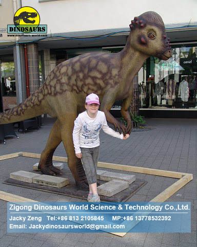 Amusement park Animatronic Dinosaurs shows ( Pachycephalosaurus ) DWD025