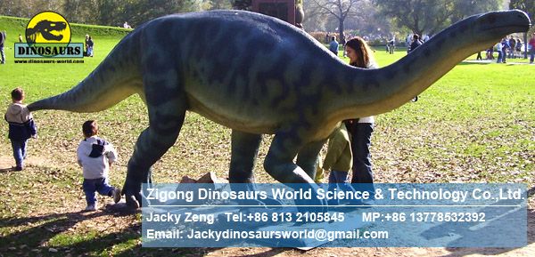 Kids amusement park animatronic dinosaurs ( Plateosaurus ) DWD021