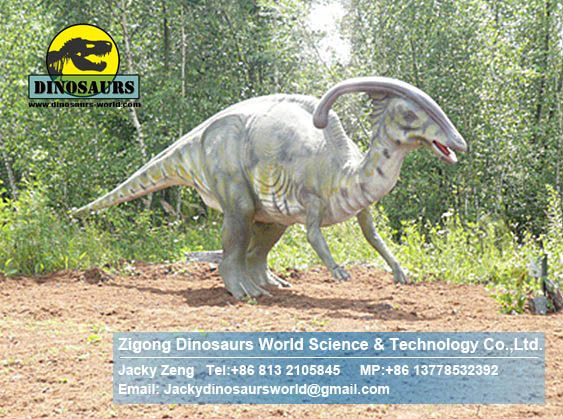 Children playground equipment dinosaur (Parasaurolophus) DWD093
