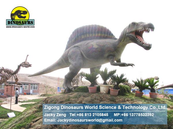 Children rides museum models animatronic dinosaur (Spinosaurus) DWD101