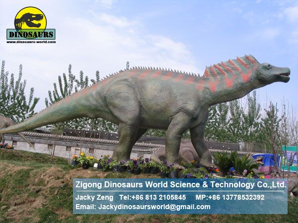 Playground park ride equipment animatronic dinosaur (Amargasaurus) DWD102