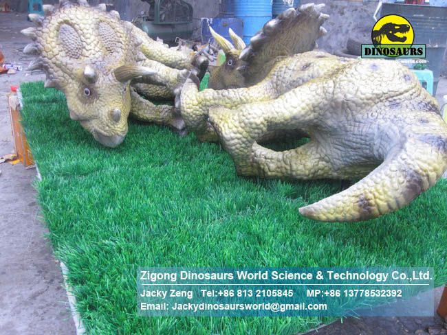 Playground slide for children Dinosaurs ( Baby triceratops ) DWD040-1