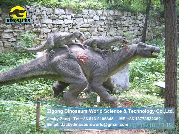 Playground Amusement park sculptures Dinosaurs ( Iguanodon ) DWD060