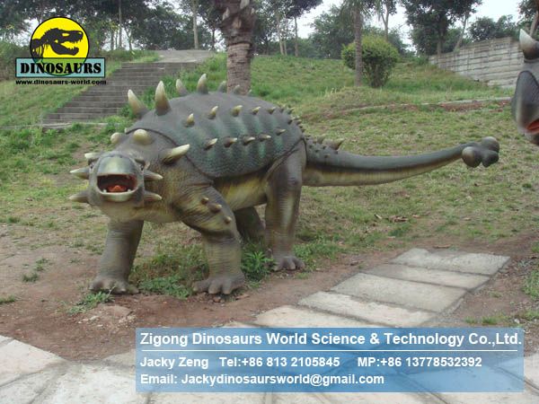 Mechanical Dinosaur For dino park static dinosaurs (Ankylosaurus) DWD065