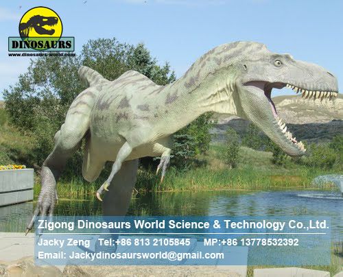 Children playground equipments simulation animals Albertosaurus DWD140