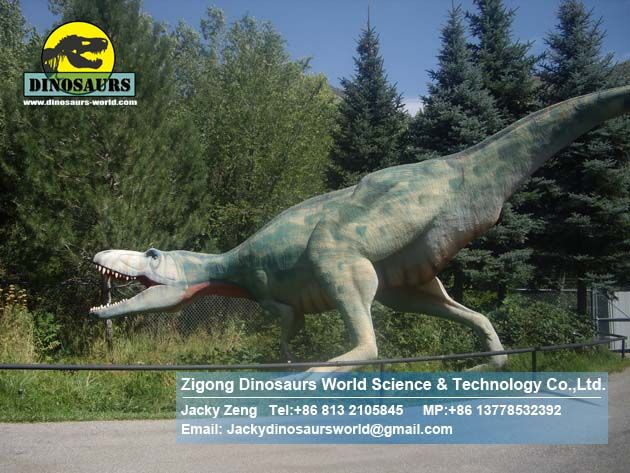 Theme park resin dinosaur head suppliers utahraptor DWD186