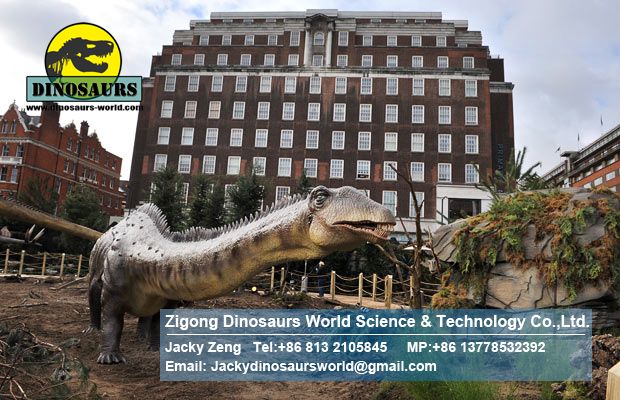 Young Diplodocus in Dinosaur exhibition DWD1329-1