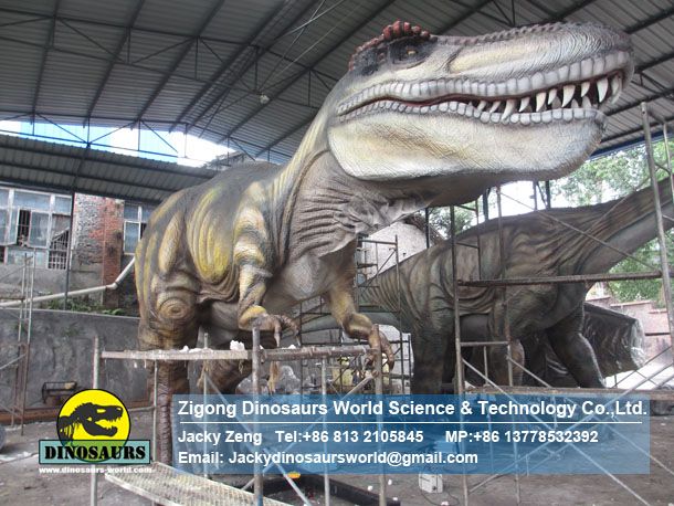 Theme park equipment robotic dinosaurs (T-Rex) DWD073-2