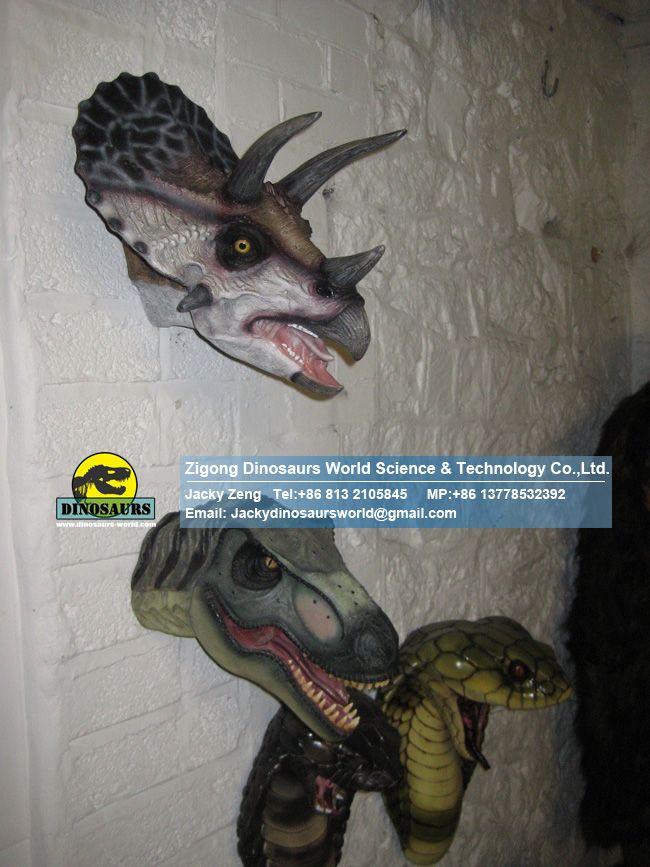 Triceratops head&Cobra head&Tyrannosaurus rex head DWE054