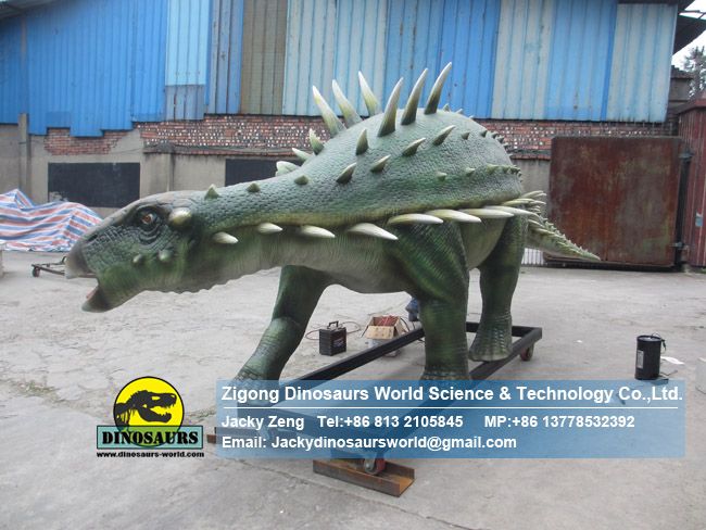 Jurassic world life size robotic Polacanthus robo dinos DWD013-1