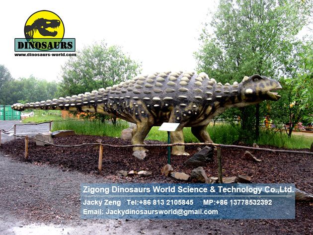 Amusement park equipment Robotic dinosaur ankylosaurus 10m long DWD1339