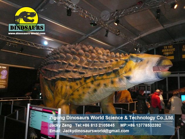 Amusement park equipment animatronic ankylosaurus DWD1332