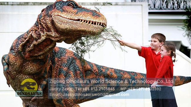 High quality life size animatronic robotic dinosaur costume DWE3324-11 High quality life size animatronic robotic dinosaur costume DWE3324-11