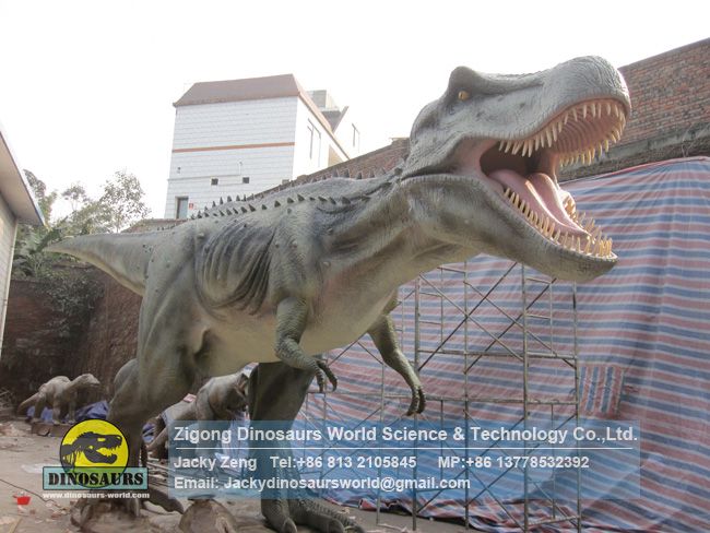 DWD1340-1 Big Tyrannosaurus Rex (T-rex) Finished And Testing In Factory