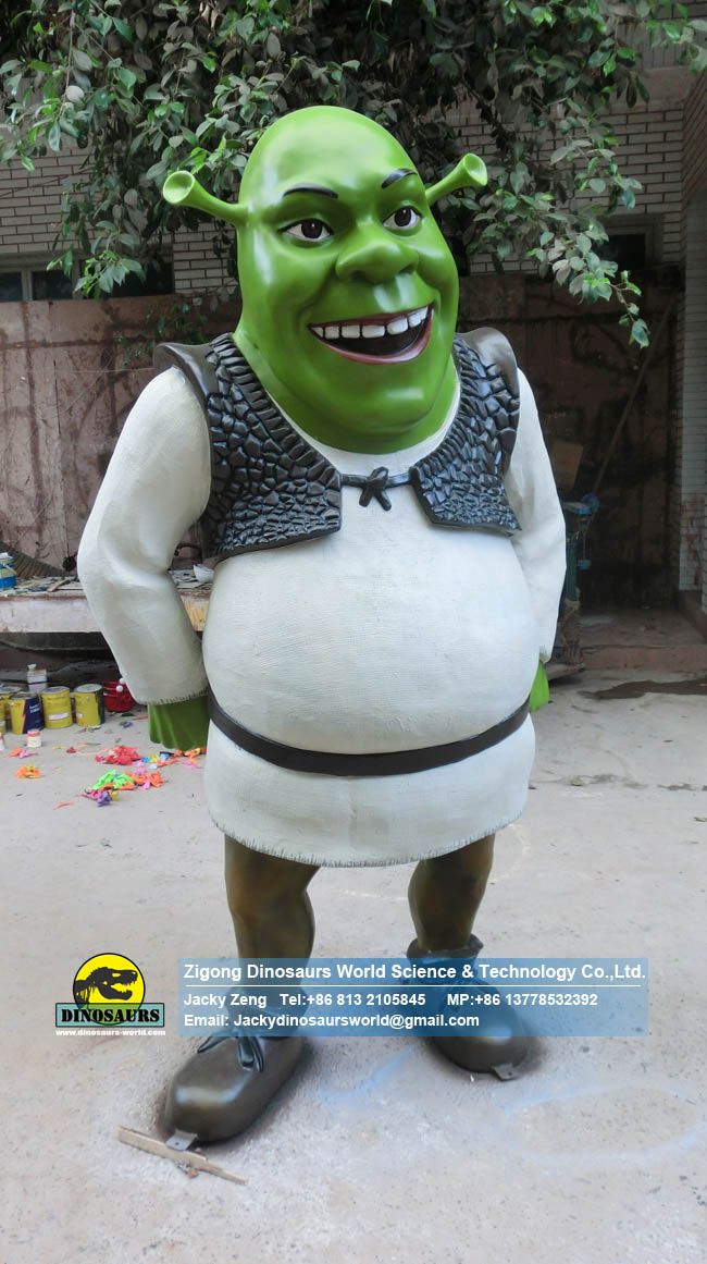 DreamWorks movie cartoon character model Fiberglass Shrek DWC064