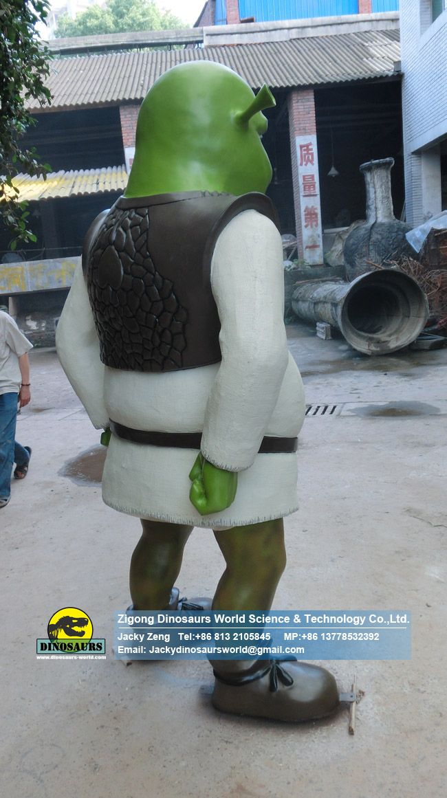 DreamWorks movie cartoon character model Fiberglass Shrek DWC064